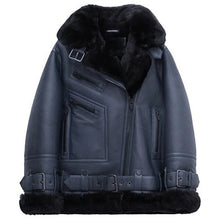 Load image into Gallery viewer, Women's B3 RAF Aviator Shearling Jacket