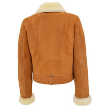 Load image into Gallery viewer, Women's B3 Shearling Sheepskin Fur Aviator Jacket