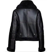 Load image into Gallery viewer, Women's B3 Shearling Sheepskin Leather Aviator Flying Bomber Jacket