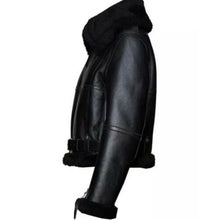 Load image into Gallery viewer, Women's B3 Shearling Sheepskin Leather Aviator Flying Bomber Jacket