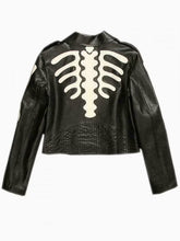 Load image into Gallery viewer, Skeleton Leather Jacket