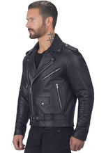 Load image into Gallery viewer, biker jacket black
