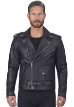 Load image into Gallery viewer, classic biker jacket
