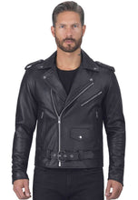 Load image into Gallery viewer, classic biker jacket