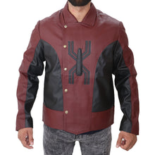 Load image into Gallery viewer, Men's Last Stand Spider Man Biker Motorcycle Leather Jacket