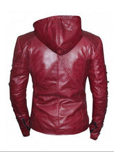 Load image into Gallery viewer, Men's Arrow Season 3 Roy Harper Costume Leather Jacket