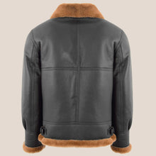 Load image into Gallery viewer, Men's Brown Ginger Classic B3 Sheepskin Jacket