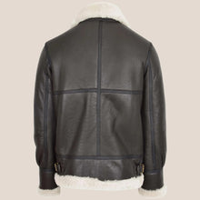 Load image into Gallery viewer, Men's Dark Brown Classic B3 Sheepskin Jacket