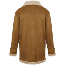 Load image into Gallery viewer, Brown Teddy Coat