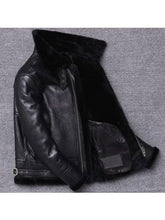 Load image into Gallery viewer, Men's Sheepskin Shearling Fur Coat - Winter Jacket