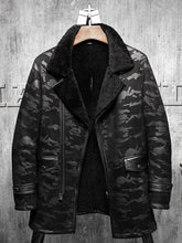 Load image into Gallery viewer, Flying Fur Pilots Shearling Jacket - Shearling Long Coat