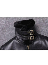 Load image into Gallery viewer, Men's Sheepskin Shearling Fur Coat - Winter Jacket