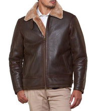Load image into Gallery viewer, sheepskin bomber jacket