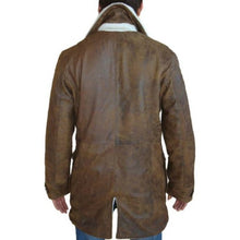 Load image into Gallery viewer, The Dark Knight Rises Tom Hardy Brown Leather Trench Coat