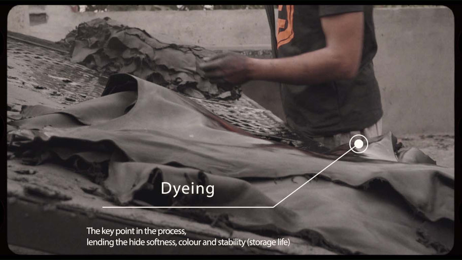 What is a Leather Dyeing?