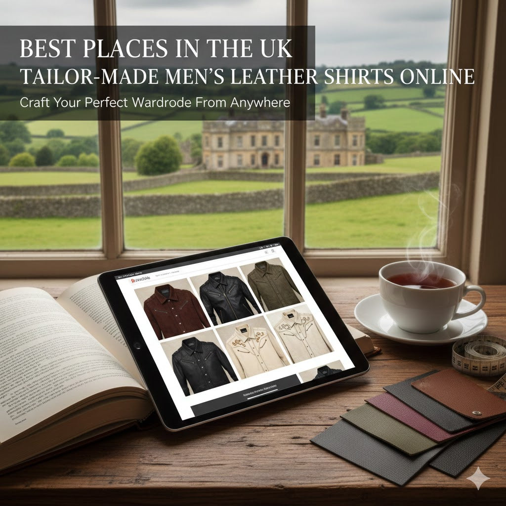 Best Places in the UK to Order Tailor-Made Men’s Leather Shirts Online
