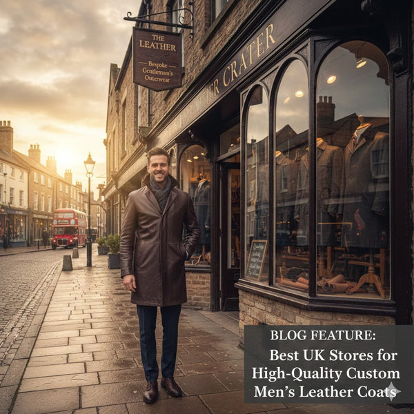 Best UK Stores for High-Quality Custom Men’s Leather Coats