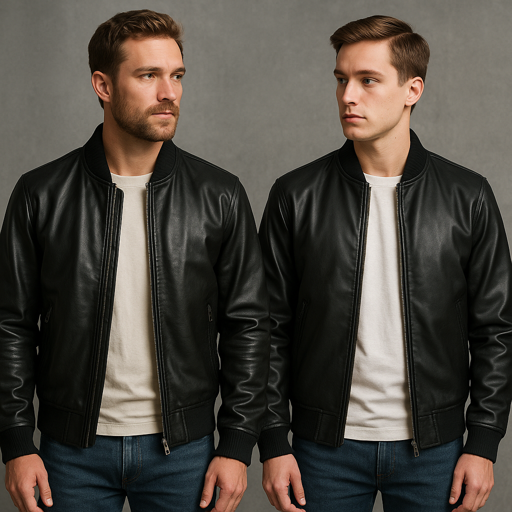 Choosing Between Genuine and Faux Leather Bomber Jackets (UK Edition)