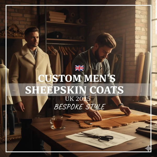 Custom Men’s Sheepskin Coats UK 2025: Bespoke Style