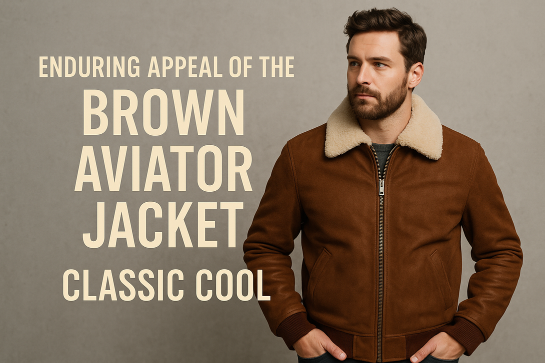 Enduring Appeal of the Brown Aviator Jacket: Classic Cool