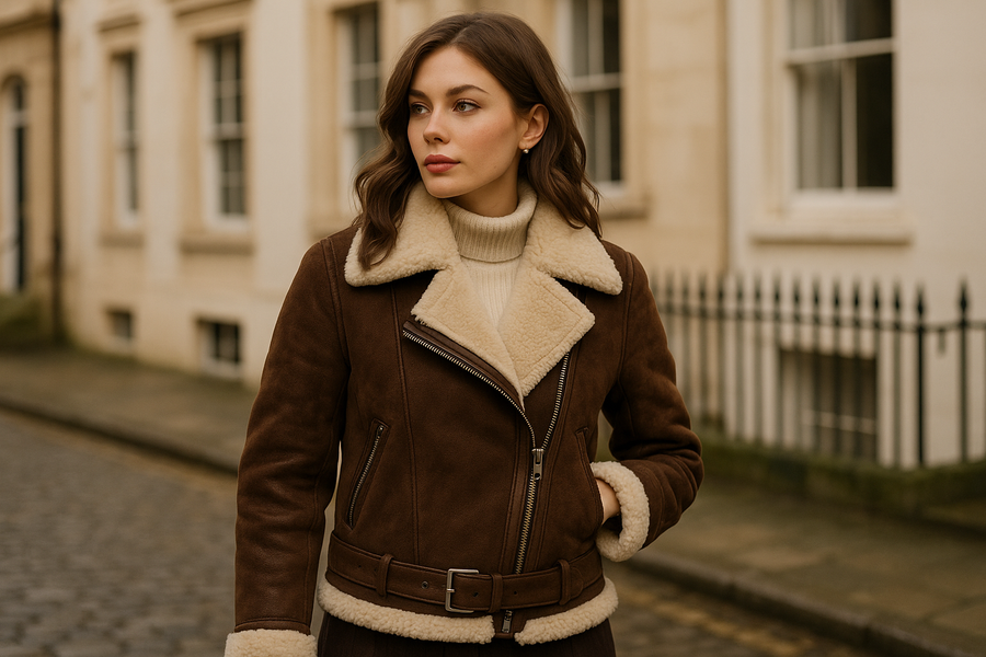 Feminine Take on Classic Aviator Jackets in the UK: Heritage Meets Elegance