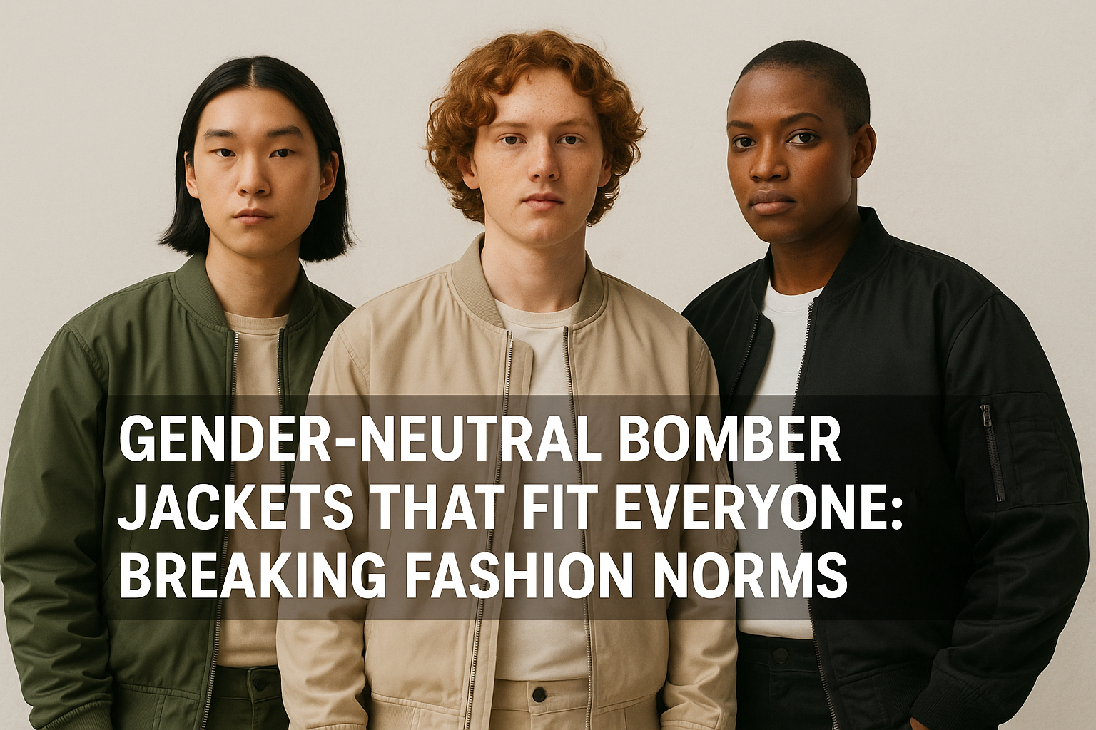 Gender-Neutral Bomber Jackets That Fit Everyone: Breaking Fashion Norm
