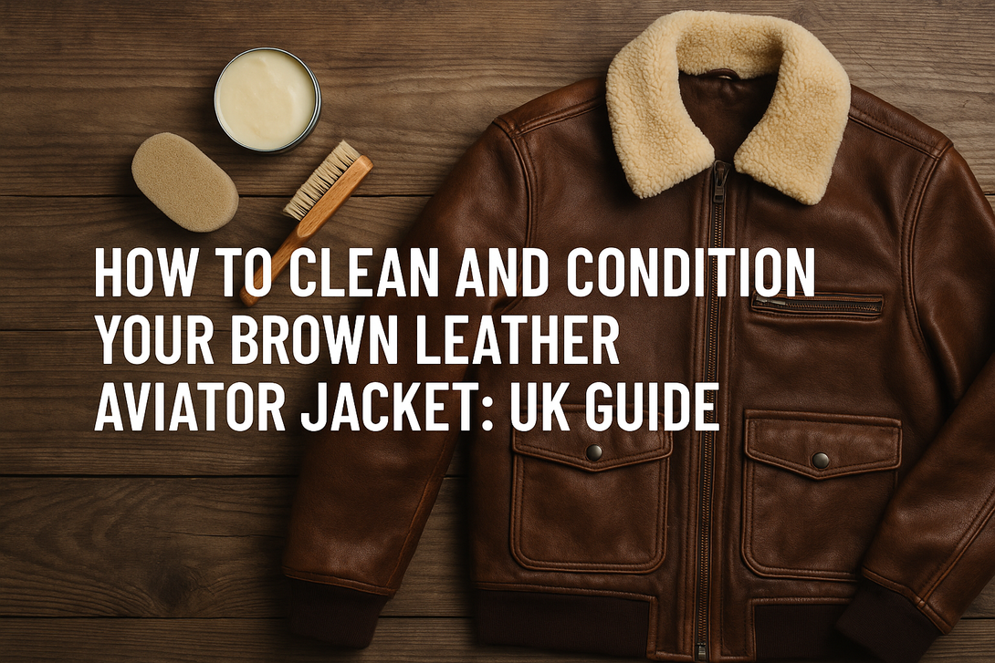 How to Clean and Condition Your Brown Leather Aviator Jacket: UK Guide