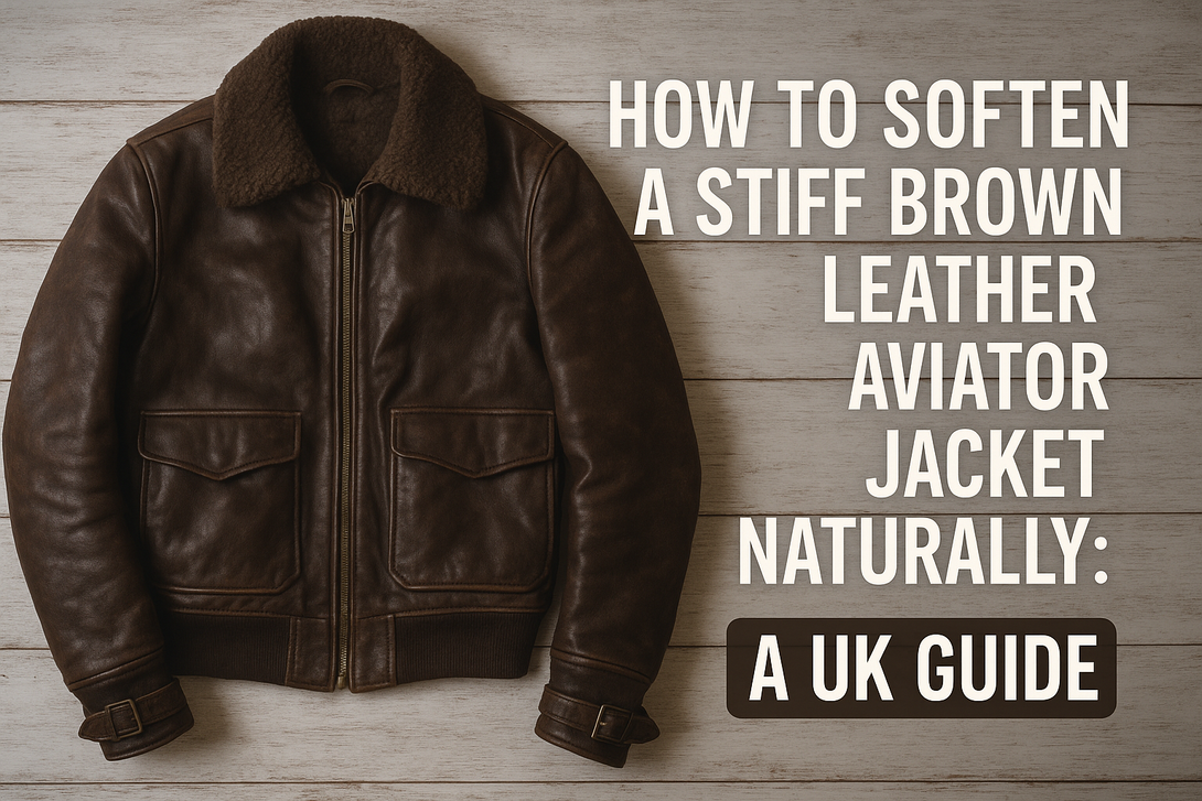 How to Soften a Stiff Brown Leather Aviator Jacket Naturally: A UK Guide