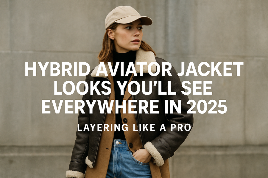 Hybrid Aviator Jacket Looks You’ll See Everywhere in 2025: Layering Like a Pro