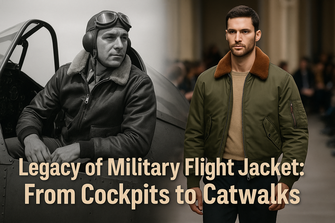 Legacy of Military Flight Jacket: From Cockpits to Catwalks