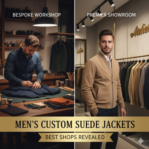 Men’s Custom Suede Jackets: Best Shops Revealed