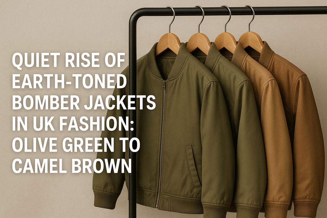 Quiet Rise of Earth-Toned Bomber Jackets in UK Fashion: Olive Green to Camel Brown