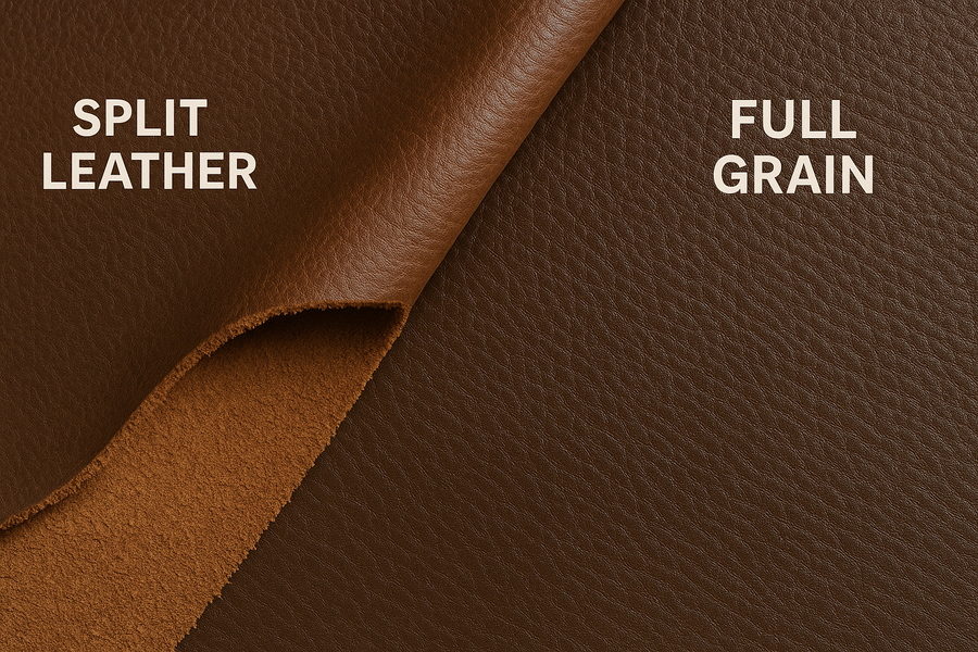 Split Leather vs Full Grain: How Split Leather is Made and How It Compares to Full Grain Leather