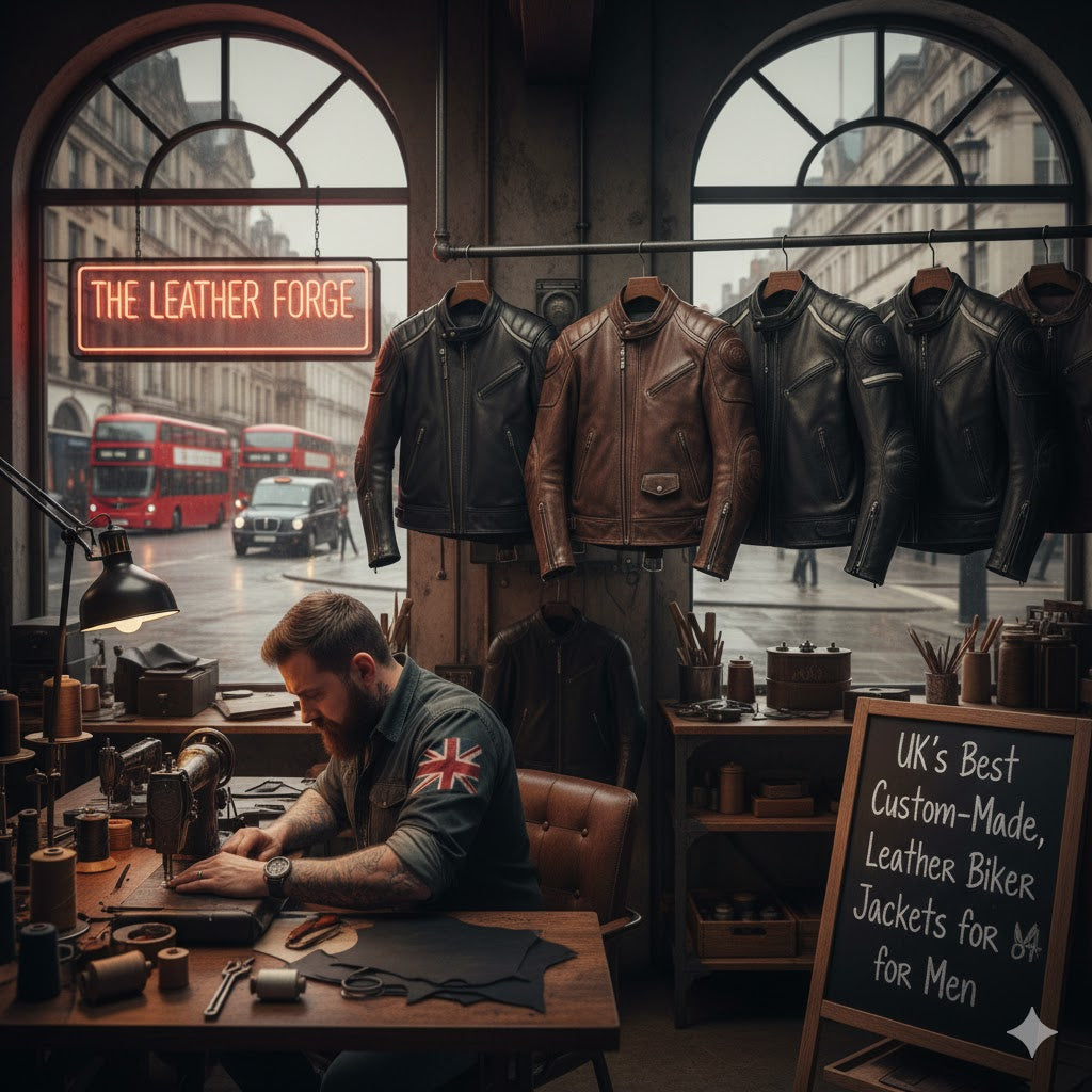 UK’s Best Custom-Made Leather Biker Jackets for Men