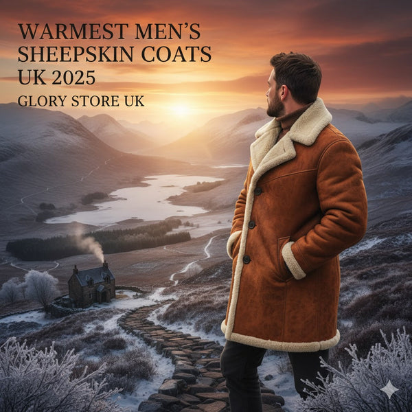 Warmest Men's Sheepskin Coats UK 2025: Glory Store UK