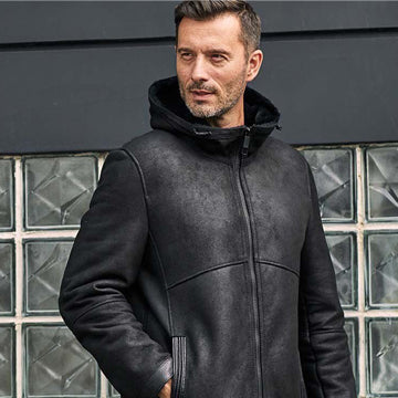 What Makes Men’s Black Shearling Coat So Popular?