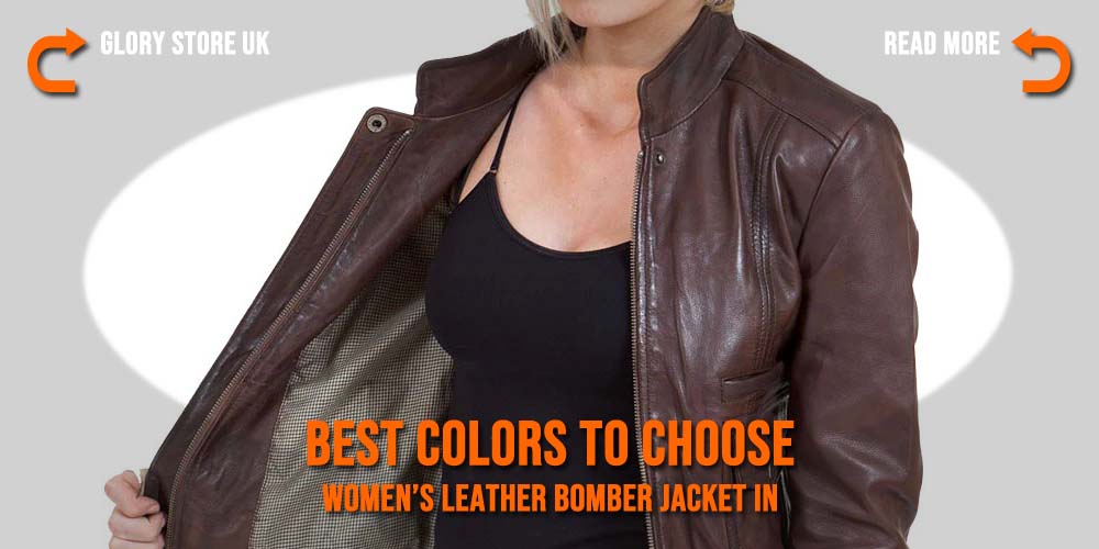 Best Colors to Choose Women’s Leather Bomber Jacket In