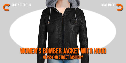 Women’s Bomber Jacket with Hood - Classy or street fashion?