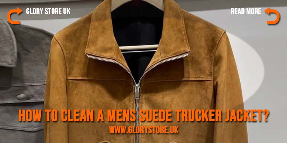 How to Clean a Mens suede trucker jacket?