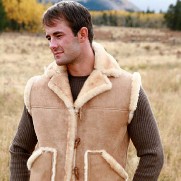 Shearling Leather Vests - What Makes these a Hit With Men?