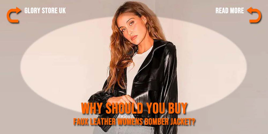 Why should you buy faux leather womens bomber jacket?