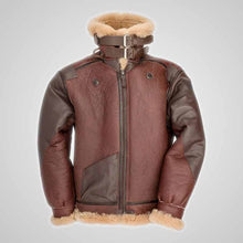 Load image into Gallery viewer, 1941 Pearl Harbor B-3 bomber jacket in distressed brown leather
