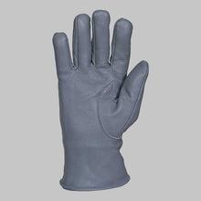 Load image into Gallery viewer, Grey Leather Glove with Faux Fur Lining
