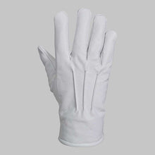 Load image into Gallery viewer, White Leather Glove with Faux Fur Lining
