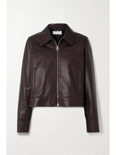 Load image into Gallery viewer, Black Lambskin Leather Biker Moto Jacket for Women
