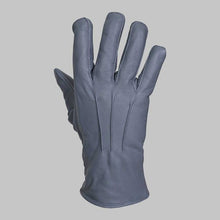 Load image into Gallery viewer, Grey Leather Glove with Faux Fur Lining
