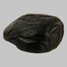 Load image into Gallery viewer, Men Classic Black Real Leather Flat Cap
