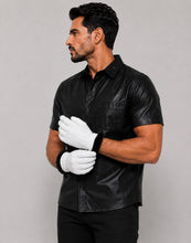 Load image into Gallery viewer, White Leather Glove with Faux Fur Lining
