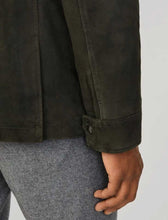 Load image into Gallery viewer, Forest Green Suede Leather Jacket for Men
