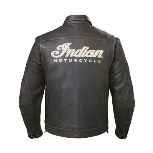 Indian Motorcycle Men Western Leather Biker Jacket